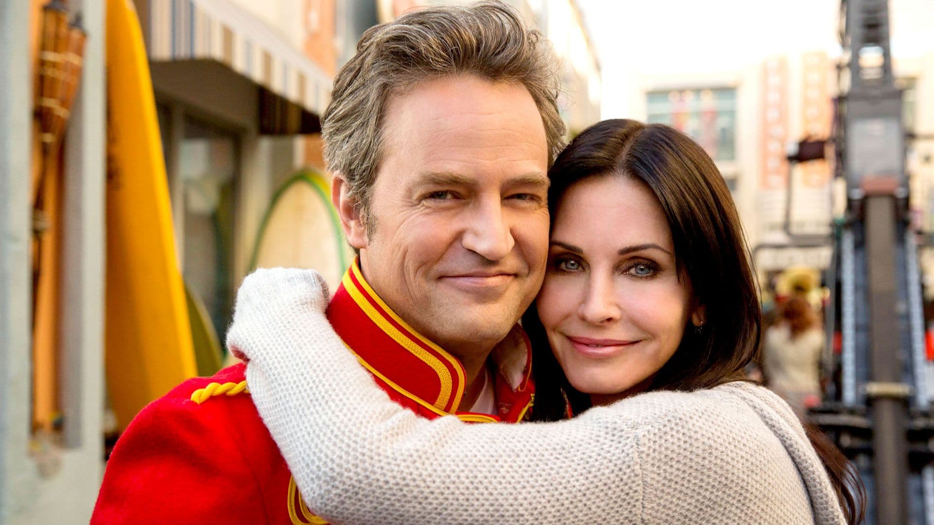 Matthew Perry: Courteney Cox pays tribute to Friends co-star a year on from his death
