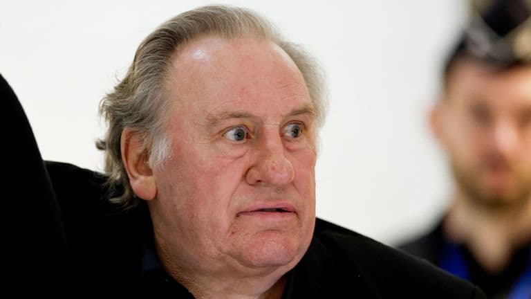 Gerard Depardieu acknowledges