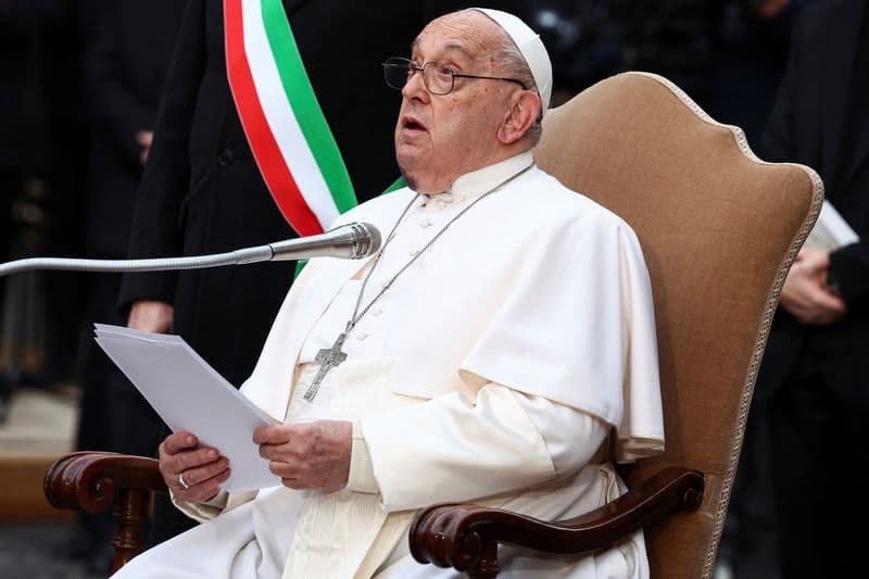 Pope Francis calls for new global accords on debt, military spending