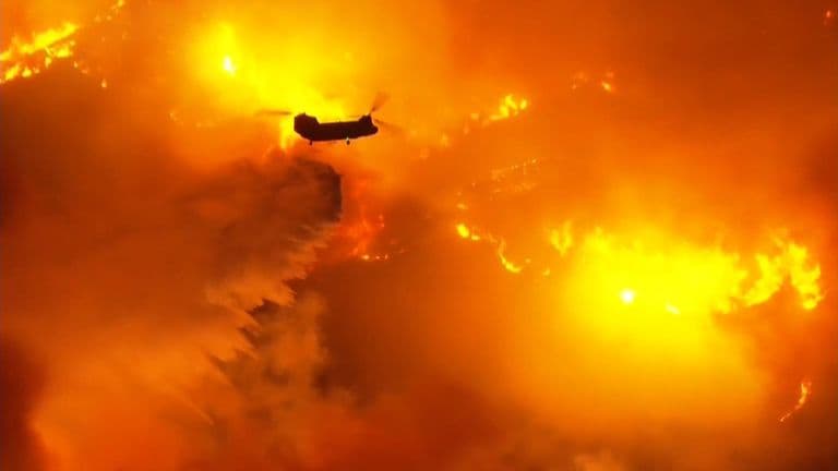 California wildfire: Dick Van Dyke among thousands evacuated from Malibu blaze