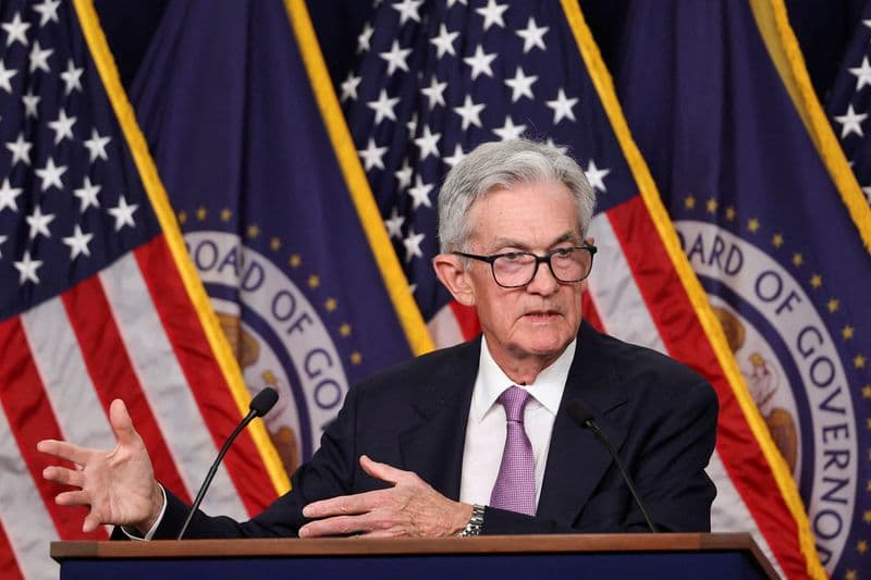 Powell says no need for Fed to rush rate cuts given strong economy By Reuters