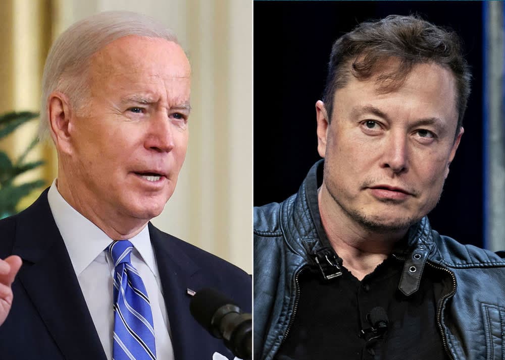 Biden says Elon Musk was an 'illegal worker' when he began U.S. career