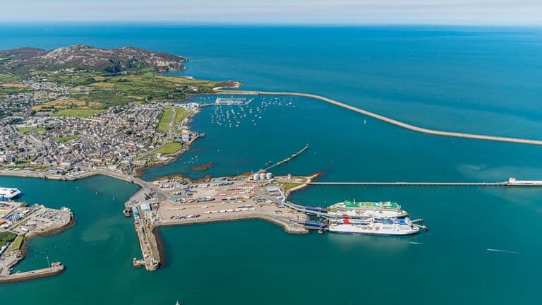 Holyhead: Key port linking Wales and Ireland partially re-opens after Storm Darragh damage