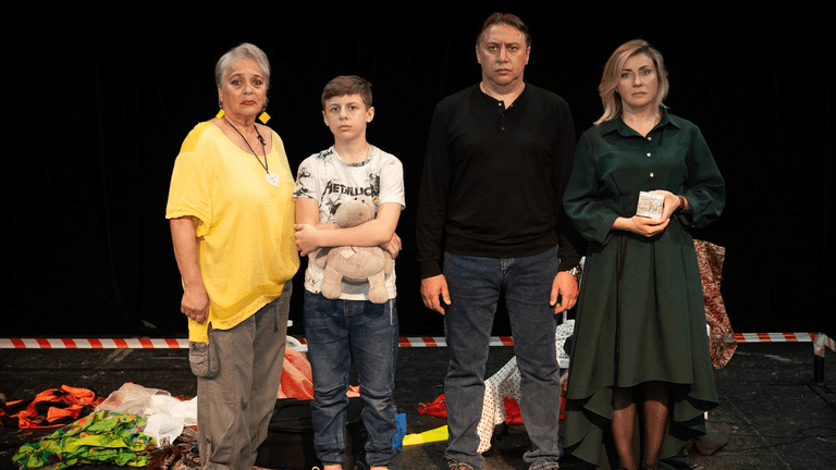 Actors who sheltered in Ukraine
