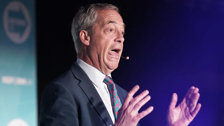 Reform UK leader Nigel Farage attacks