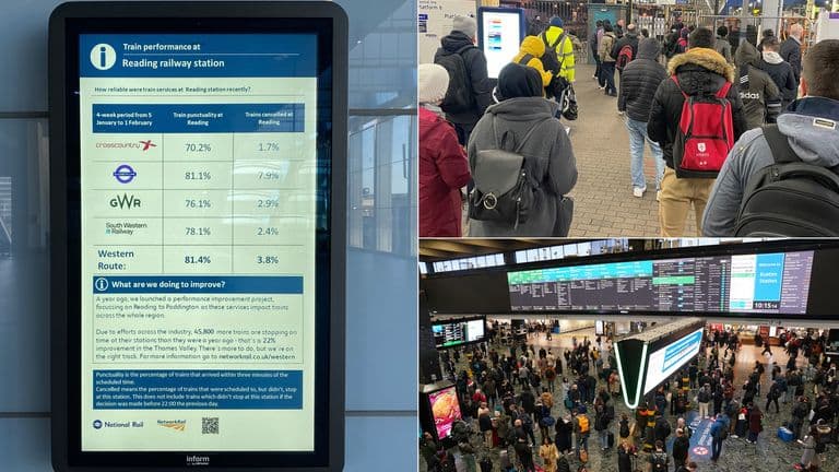Train performance stats to be displayed at stations in new