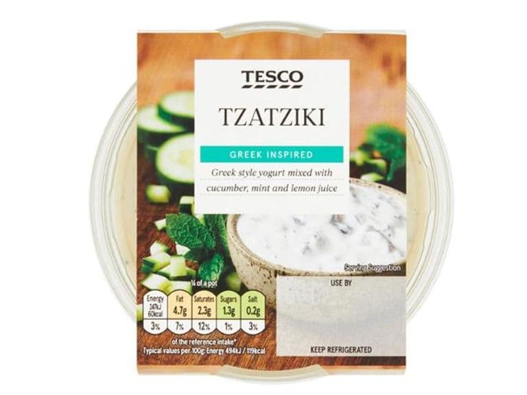 Tesco recalls tzatziki dip due to salmonella