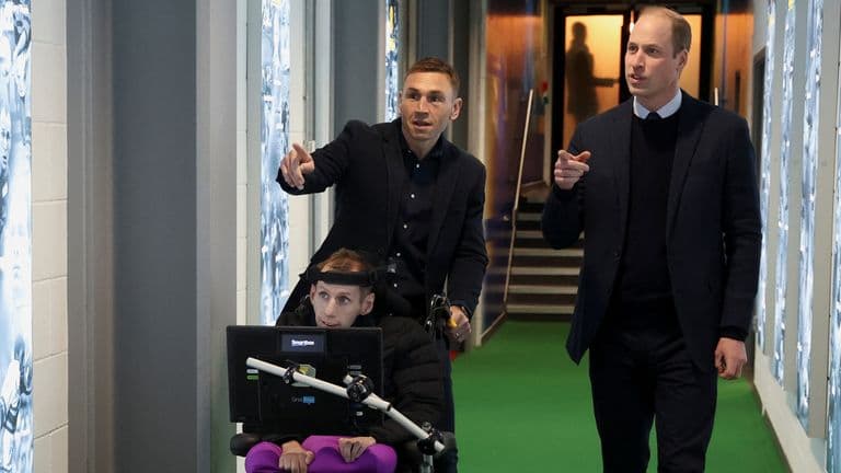 Prince William pays tribute to Rob Burrow – as friend begins