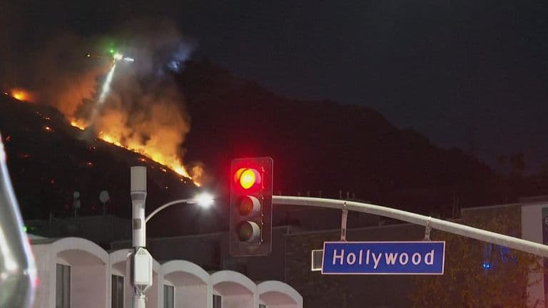 LA fires: Paris Hilton and Billy Crystal