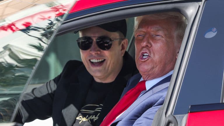 President Trump buys a Tesla in support of