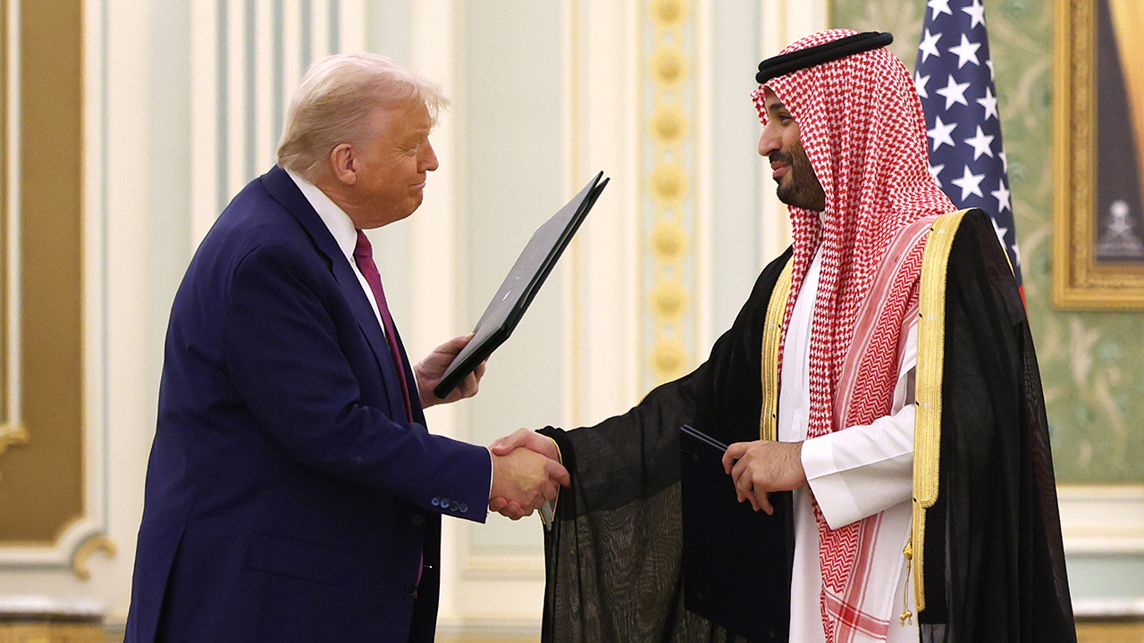Trump says US moving past 'days of economic misery' on Middle East trip