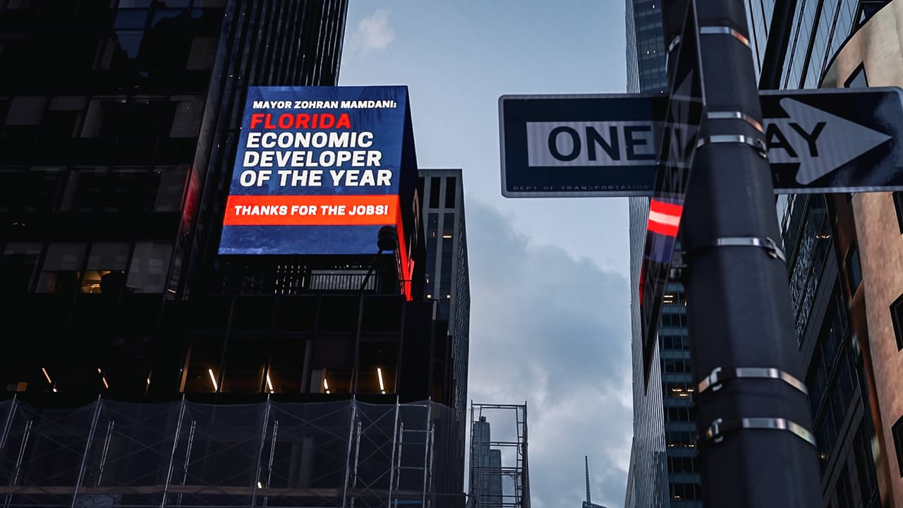 Florida Chamber CEO: Companies eye Sunshine State 'from all over the country' after viral Mamdani billboard