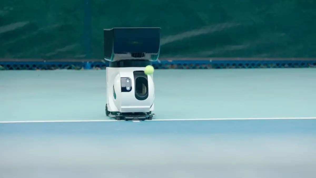 No tennis partner? No worries with this AI robot