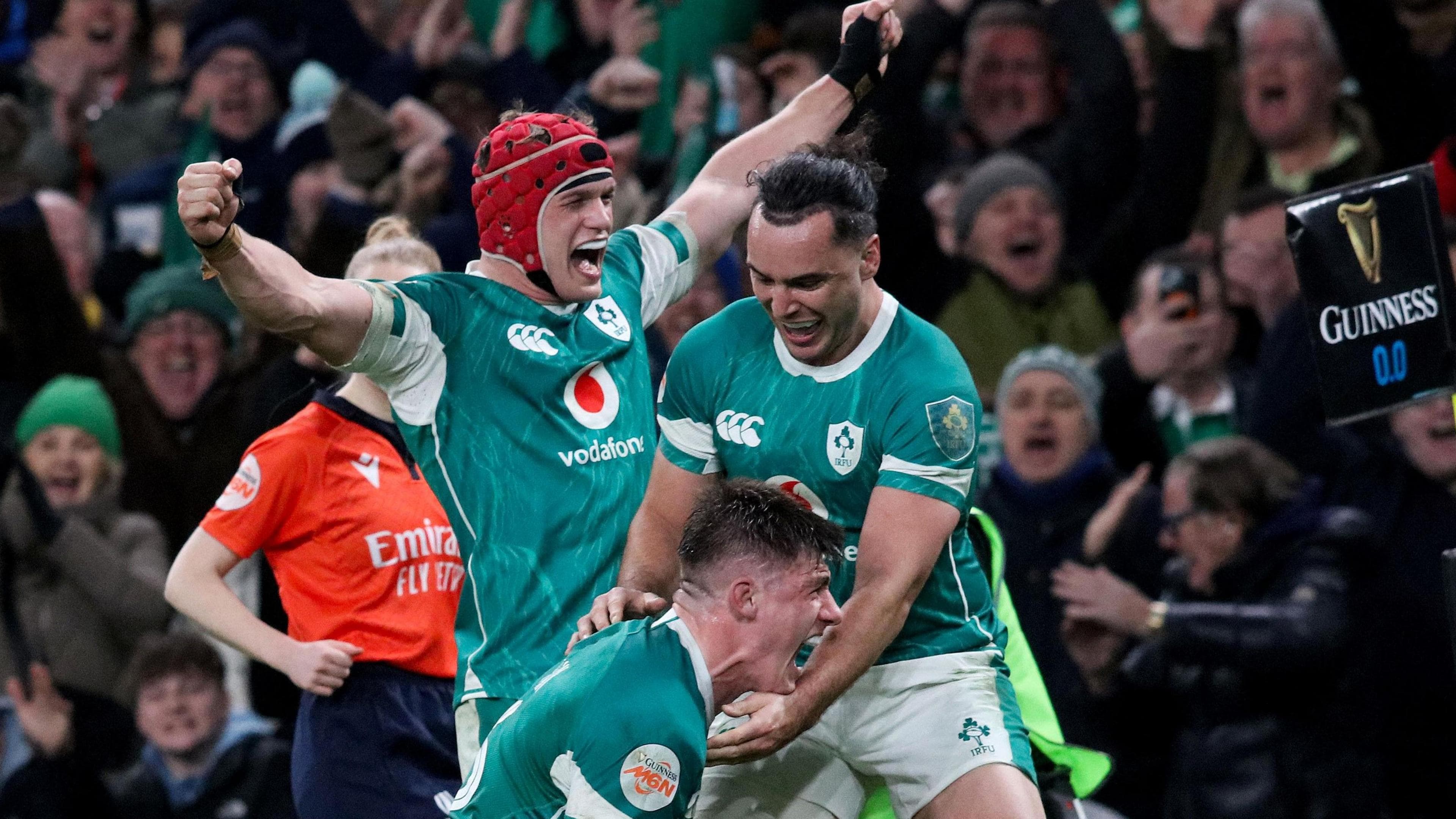 Six Nations 2025: Ireland 27-22 England – Holders seal opening bonus-point win in Dublin