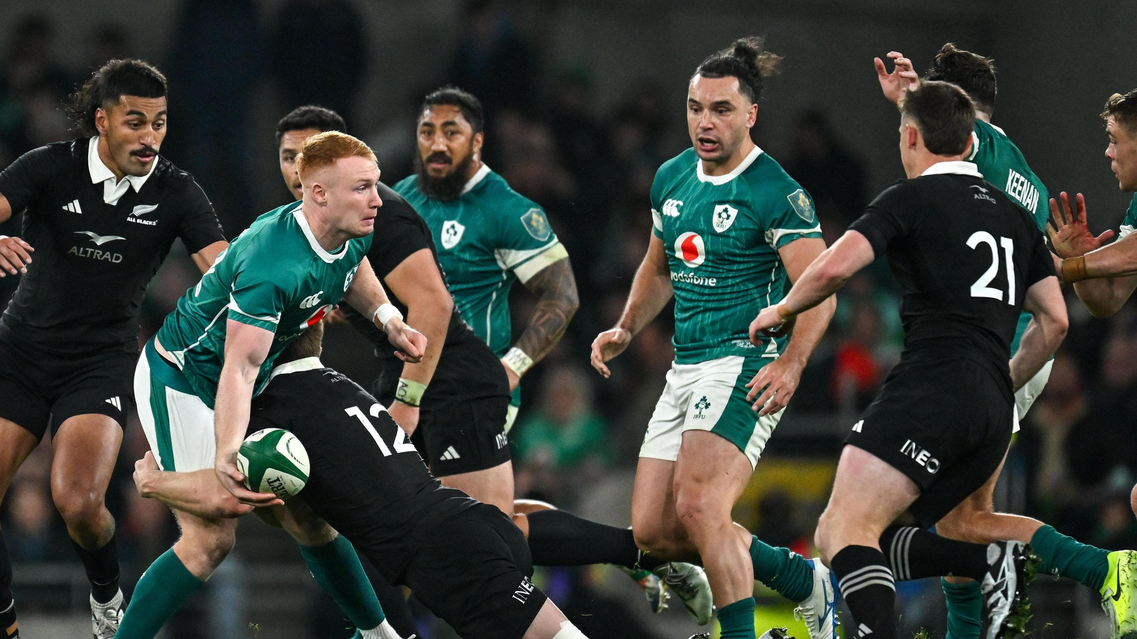 Ireland 13-23 New Zealand: All Blacks end Ireland's 19-game unbeaten home run