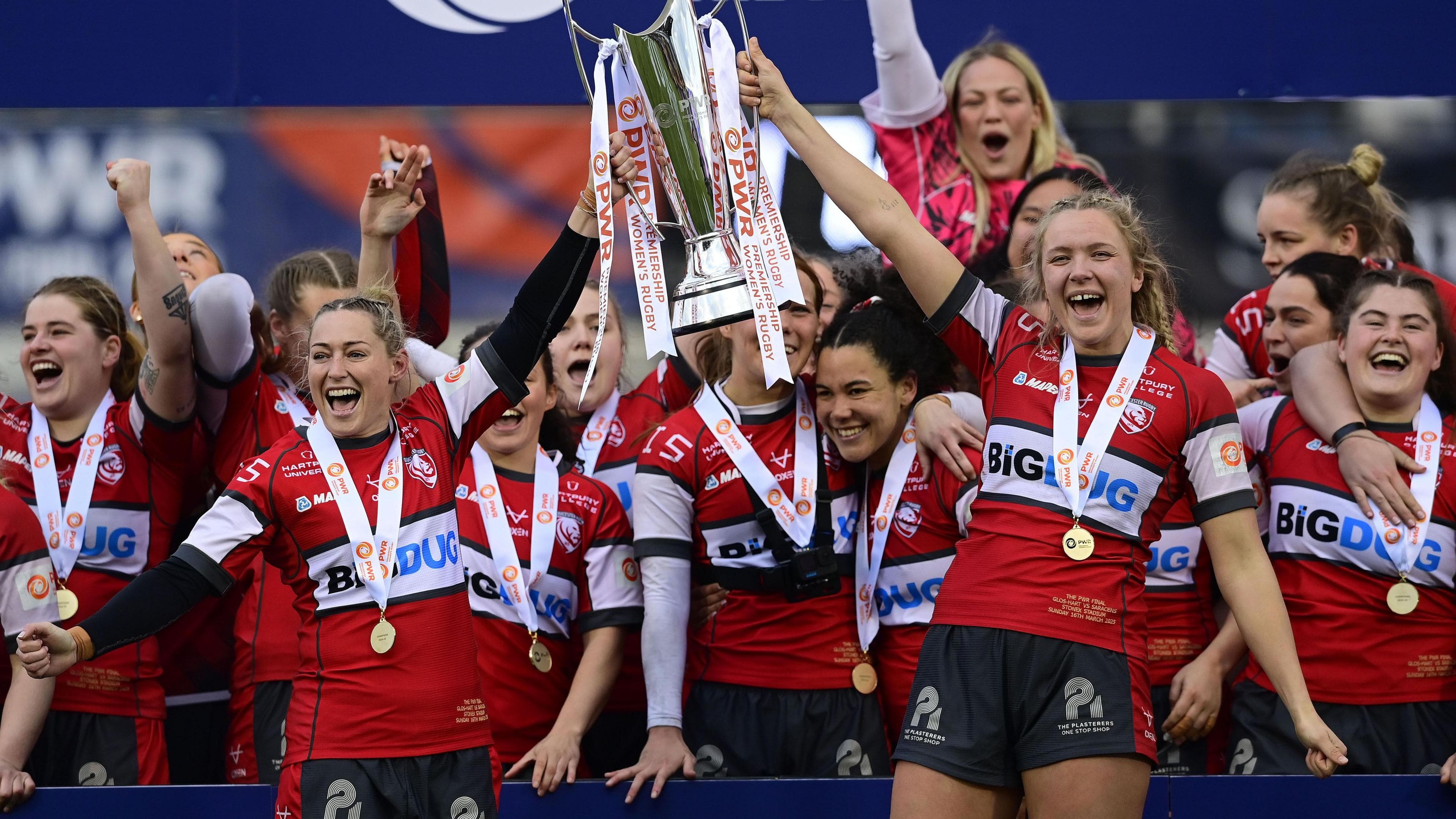 Premiership Women’s Rugby final: Gloucester Hartpury 34-19 Saracens