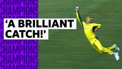 ICC Champions Trophy 2025: Phil Salt dismissed by brilliant Alex Carey grab