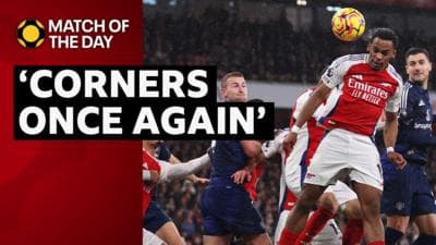 Match of the Day: How Arsenal’s set-pieces helped them beat Man Utd