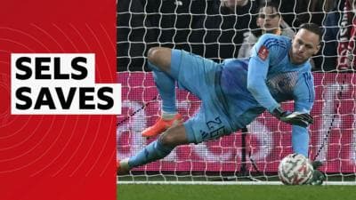 Nottingham Forest v Ipswich Town FA Cup fifth round: Matz Sels saves penalty to settle shootout