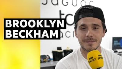 Brooklyn Beckham prepares to race Formula E car