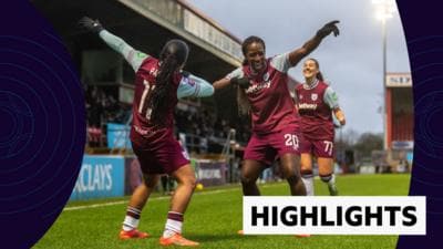 WSL highlights – West Ham United 5-2 Crystal Palace