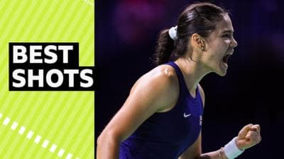 Billie Jean King Cup: Emma Raducanu beats Niemeier to give GB lead over Germany – best shots