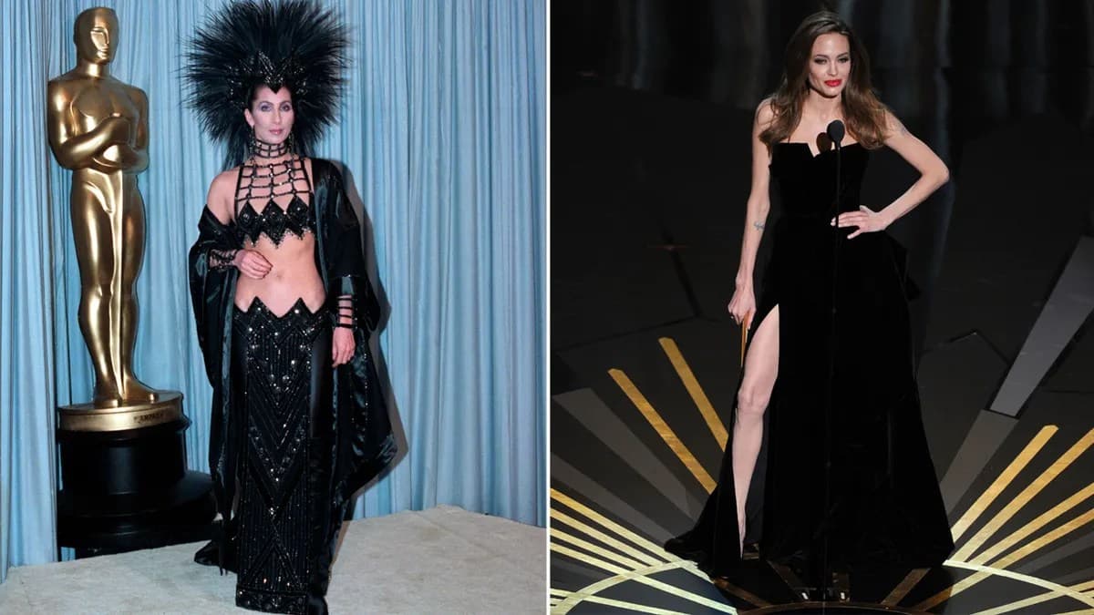 Cher’s ‘f— you’ Oscars look, Angelina Jolie’s sky-high slit: iconic Academy Awards dresses