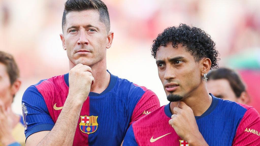 Robert Lewandowski, Harry Kane, Erling Haaland, Mohamed Salah, Omar Marmoush, Raphinha banging in the goals