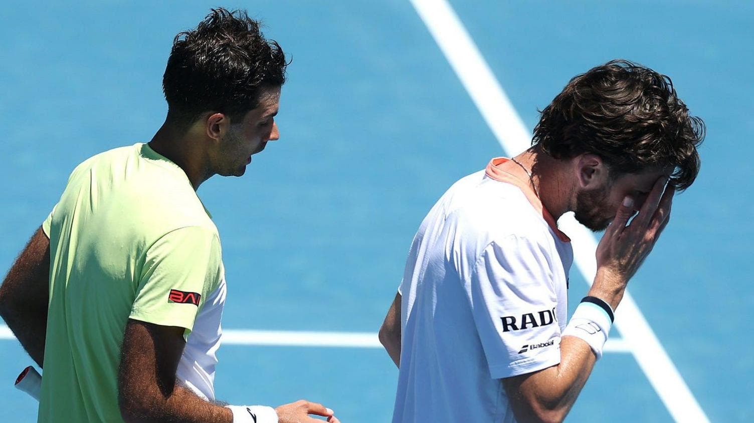 Cameron Norrie apologises after thrown racquet hits spectator in Auckland