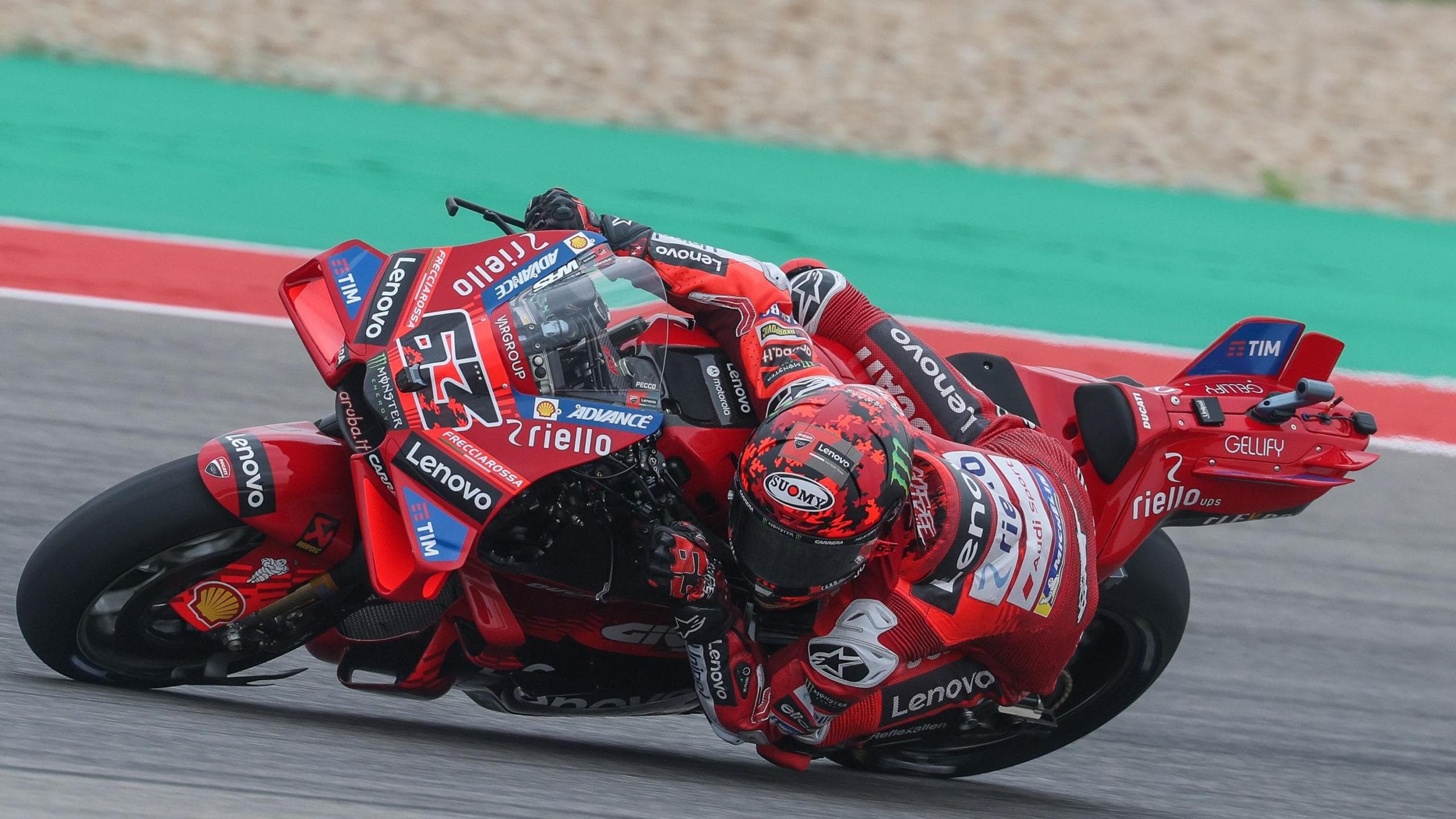 MotoGP: Francesco Bagnaia takes win in America after Marc Marquez crash