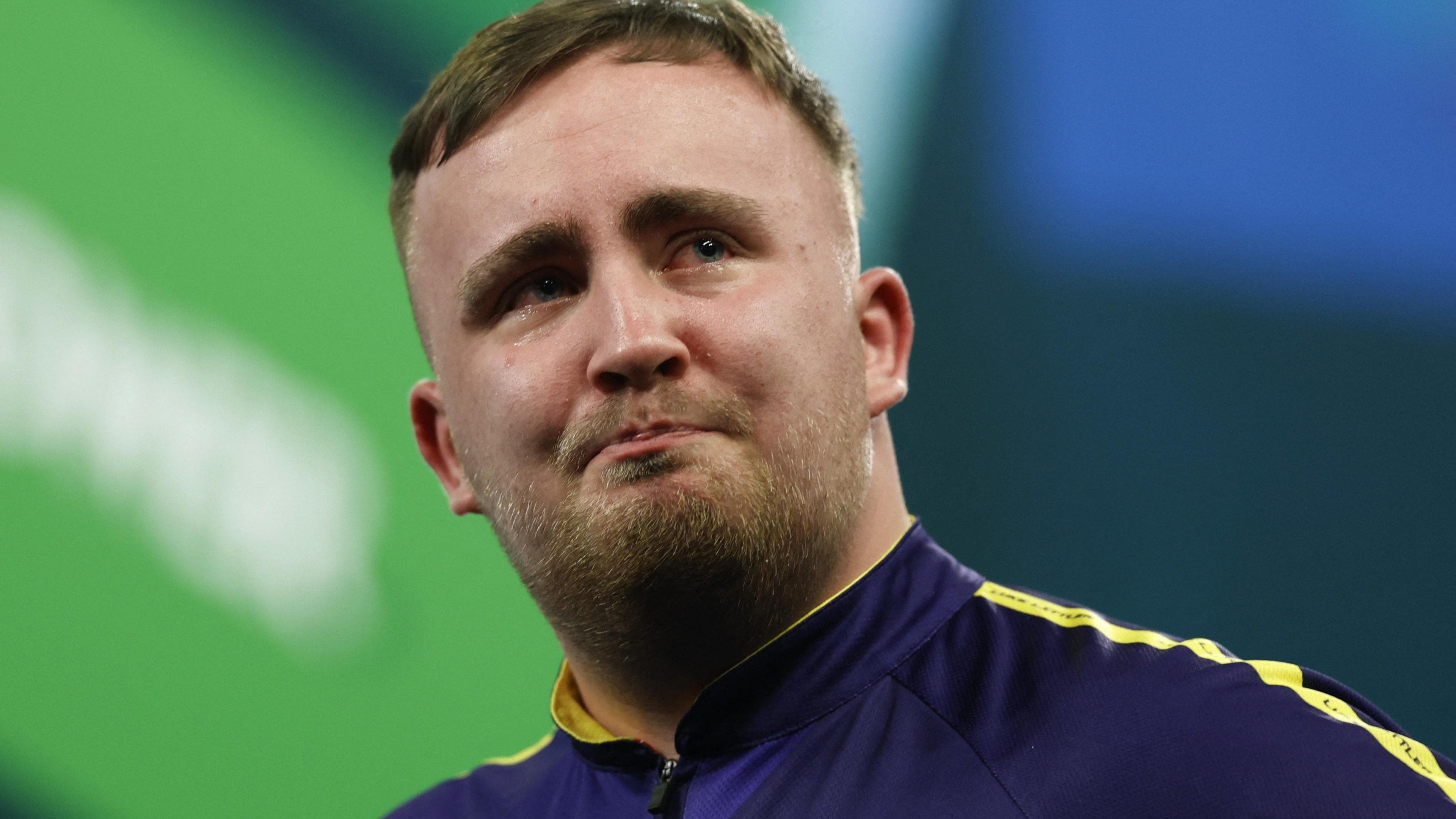 PDC World Darts Championship: Luke Littler almost hits nine-darter in opening win