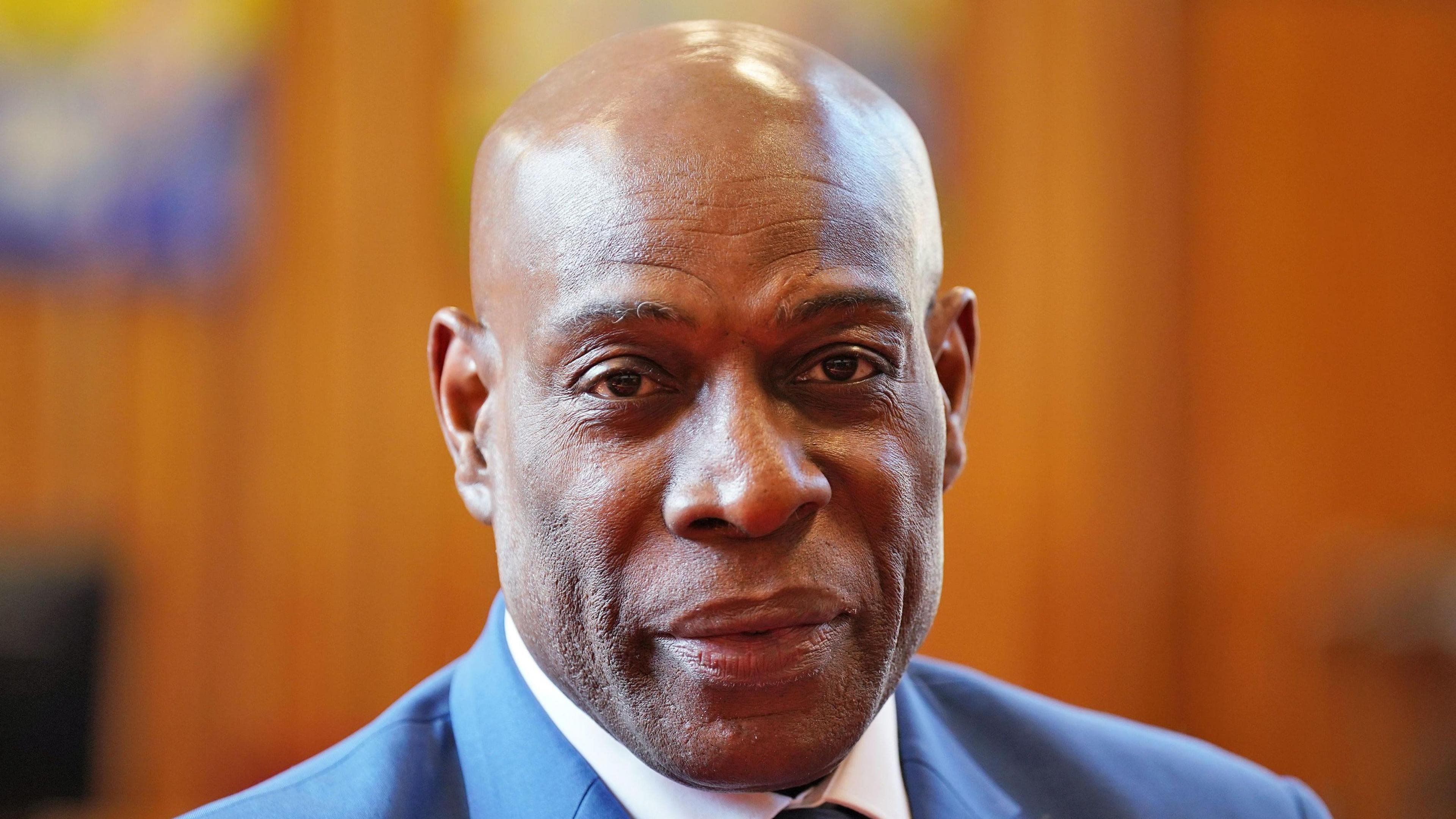 Frank Bruno ‘can’t wait to get back to work’ after two weeks in hospital