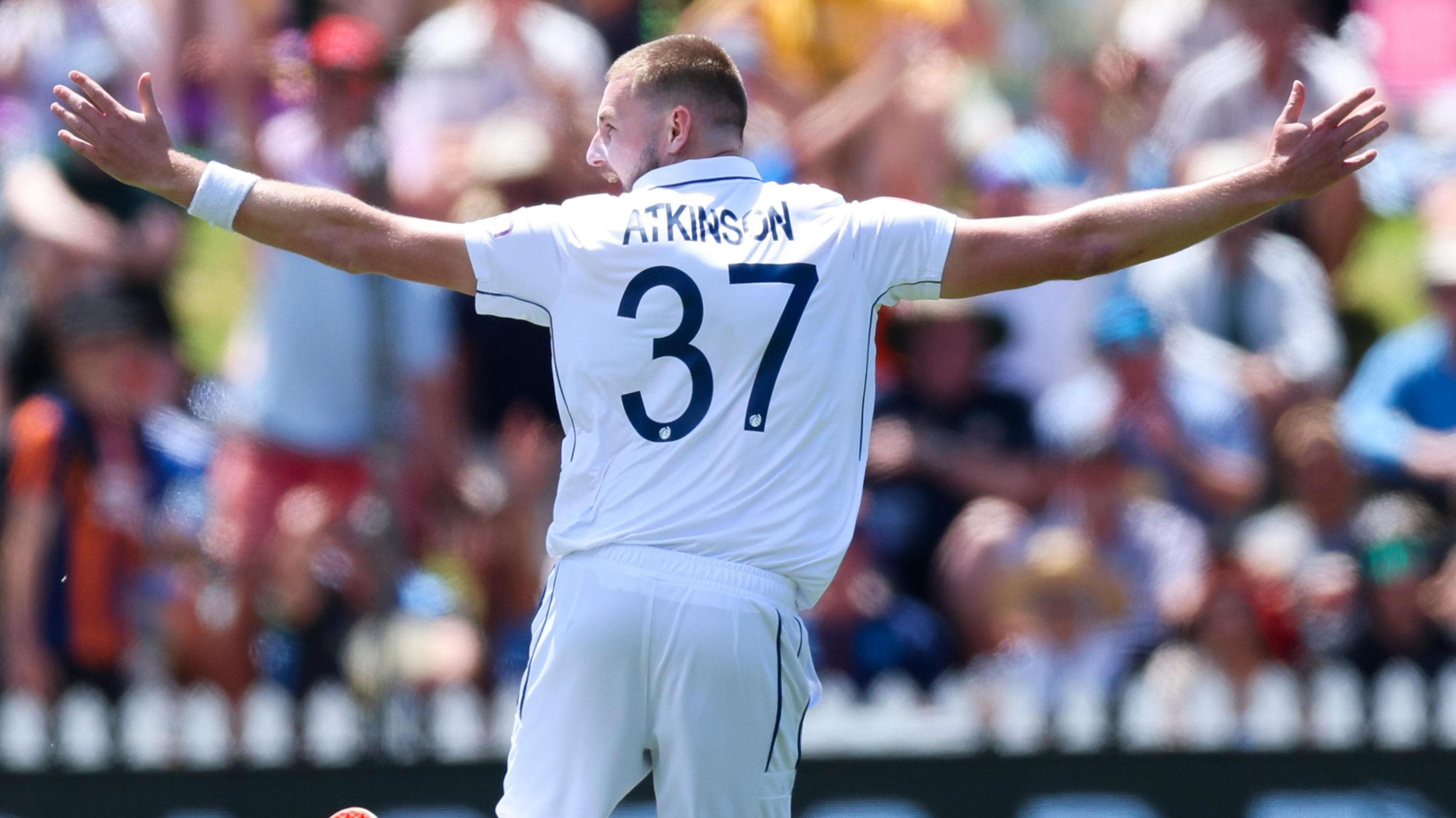 New Zealand vs England: Gus Atkinson takes hat-trick in second Test in Wellington