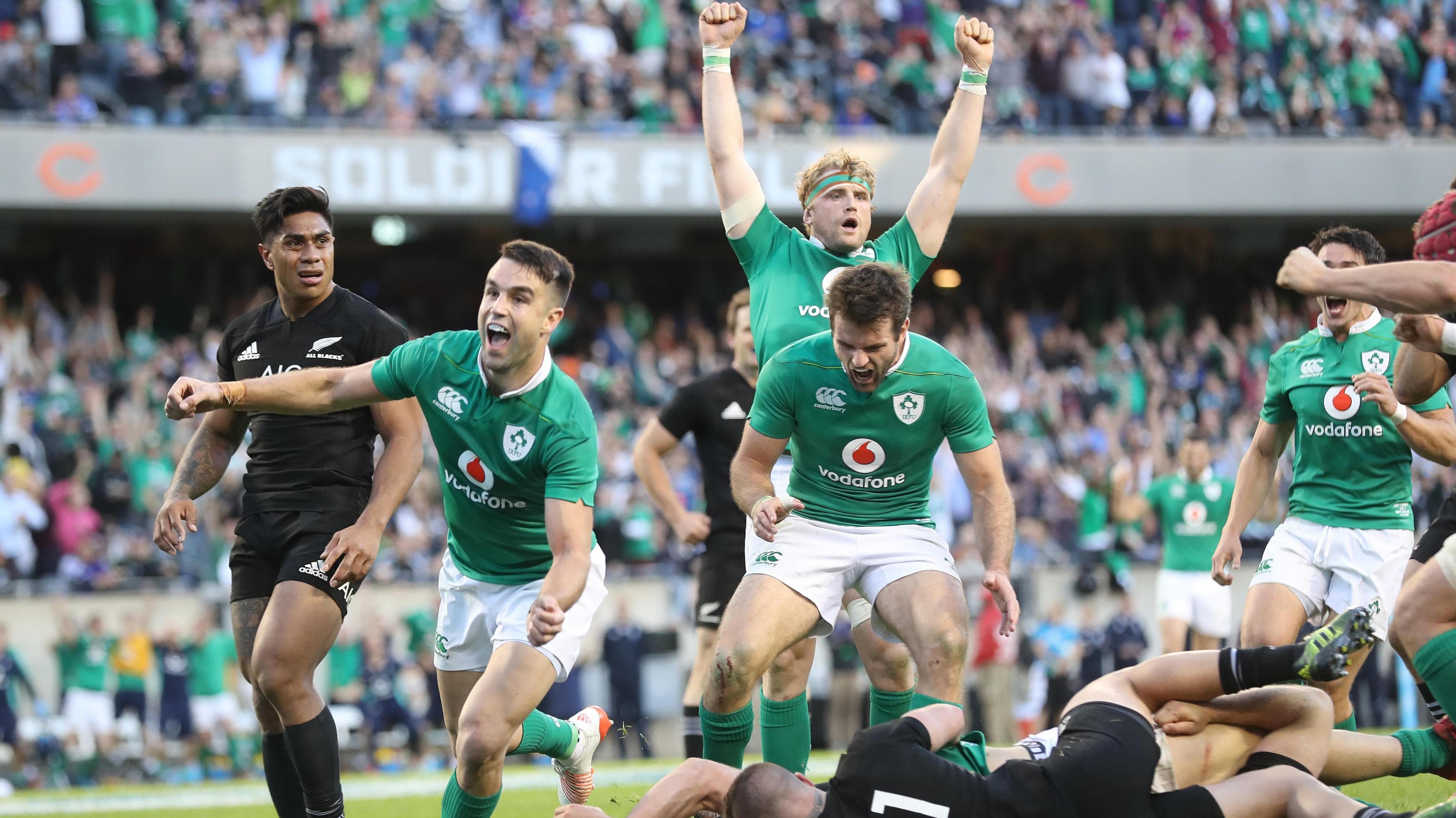 Ireland v All Blacks: Teams to meet at Soldier Field nine years on from historic Irish win