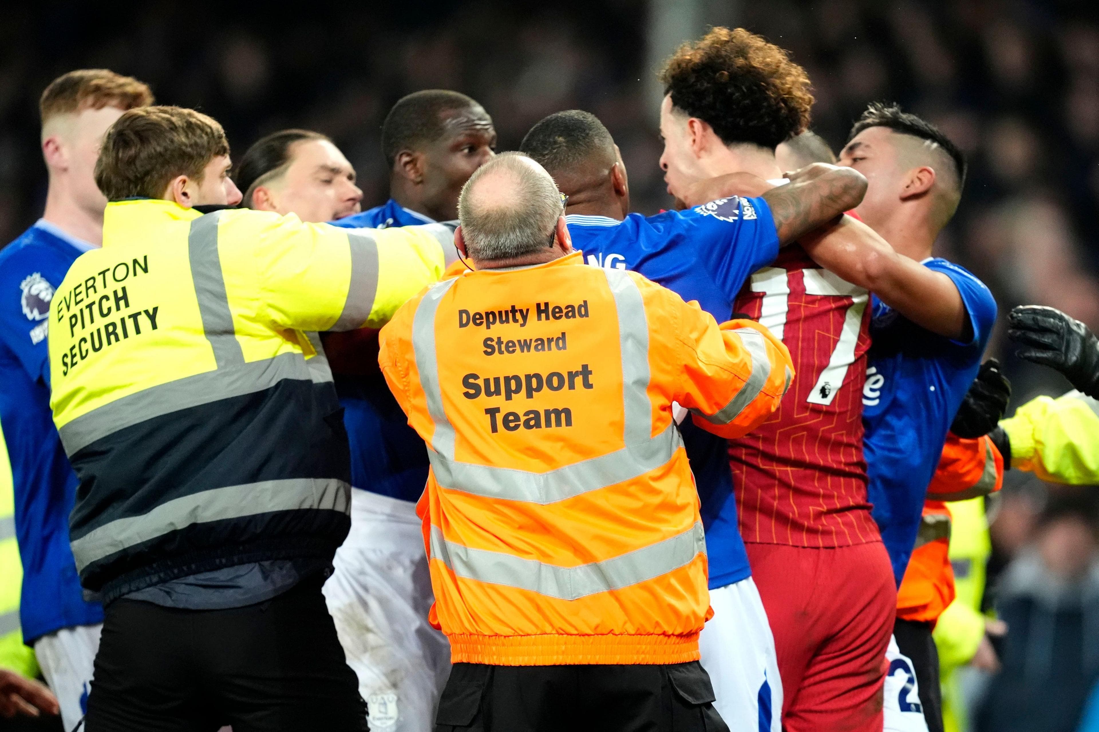 Abdoulaye Doucoure: Liverpool captain Virgil van Dijk accuses Everton midfielder of provocation in derby clash