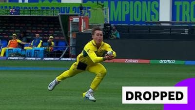 ICC Champions Trophy – Australia v India: Rohit Sharma dropped