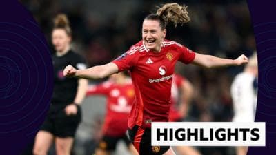 WSL highlights: Tottenham 0-1 Man Utd