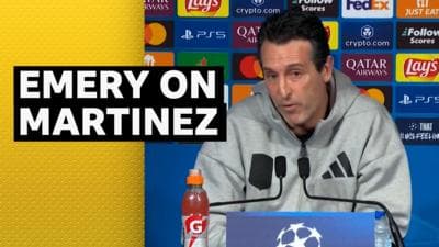 Emiliano Martinez: Unai Emery says Aston Villa keeper is mature and responsible