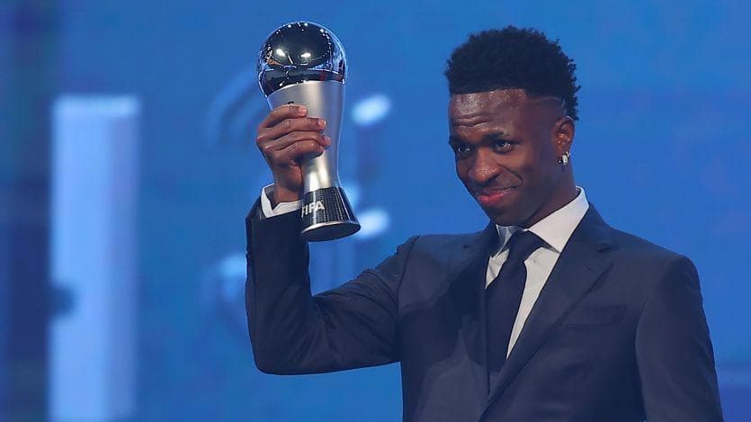 Vinicius Jr: Real Madrid’s Fifa Best winner says critics ‘continue to try to cancel me’
