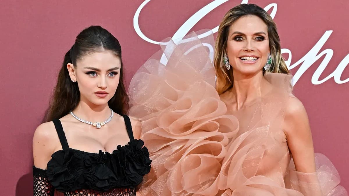 Heidi Klum’s daughter fires back at critics of racy lingerie ads with her mom