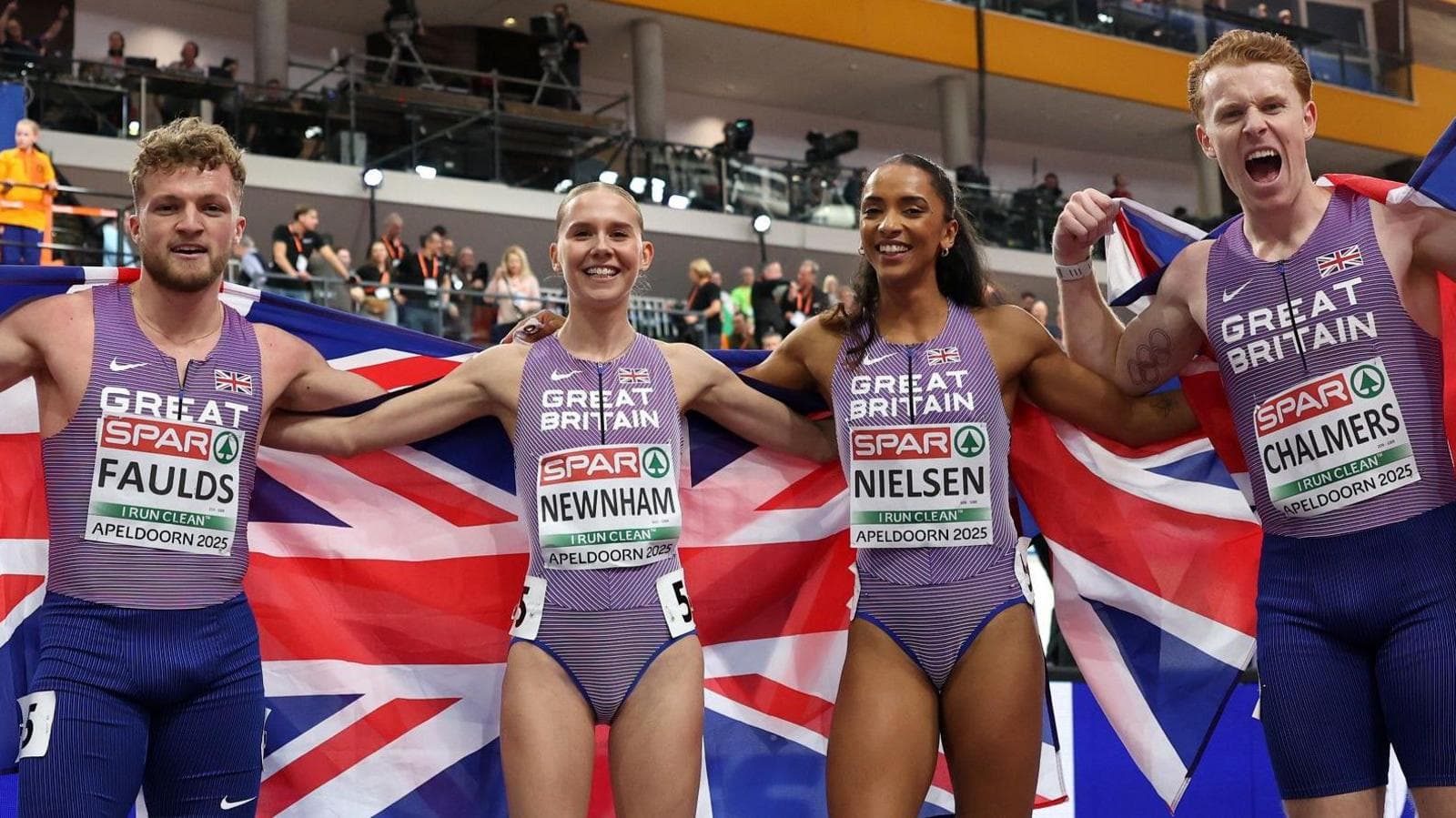 European Athletics Indoor Championships: GB win mixed 4x400m relay bronze as Femke Bol earns gold for hosts