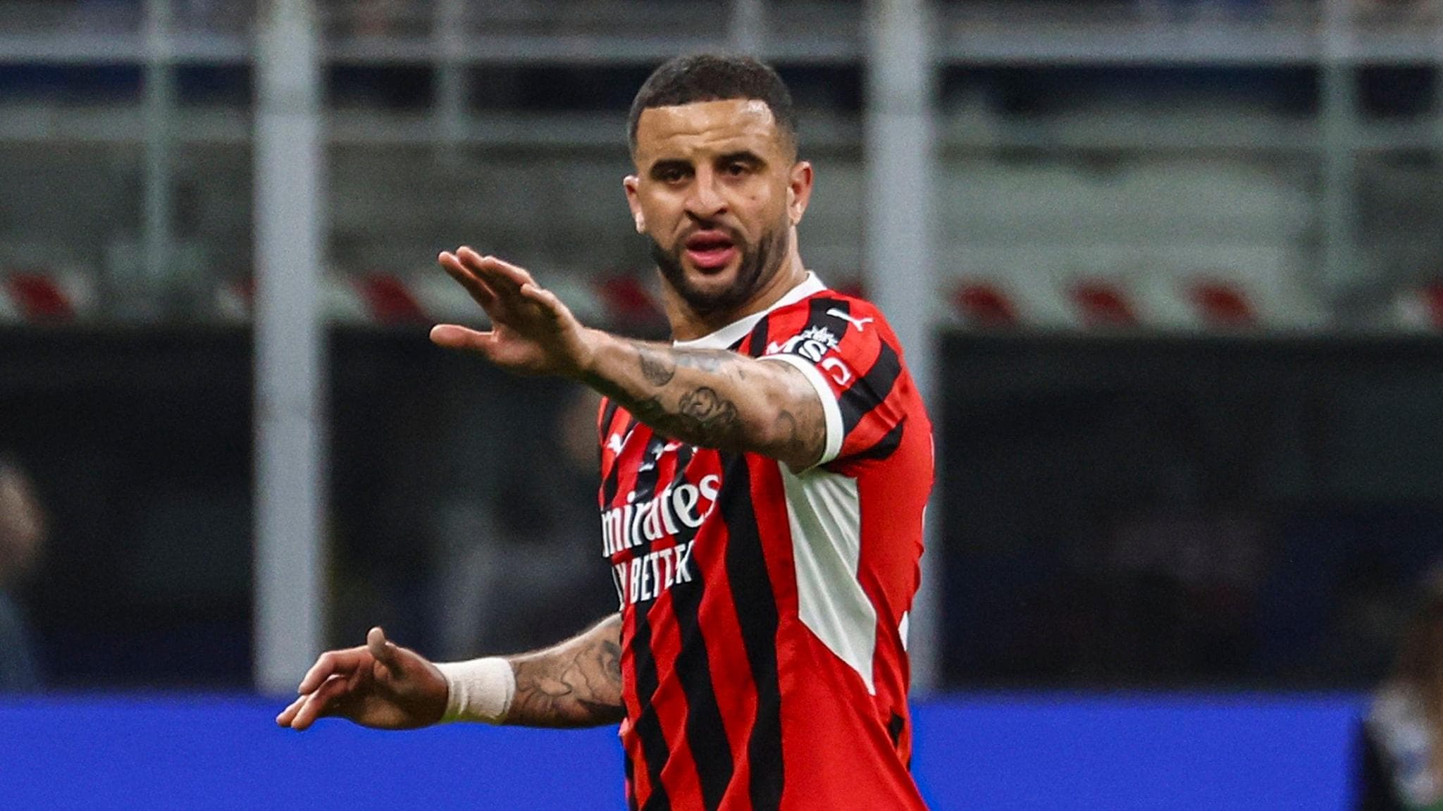 Kyle Walker: AC Milan defender on loan from Man City undergoes surgery on elbow