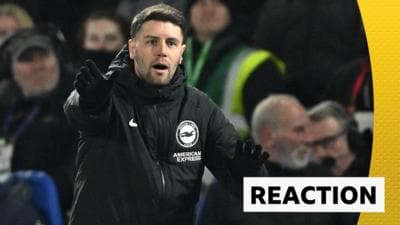 Brighton 3-0 Chelsea: Fabian Hurzeler praises Bart Verbruggen