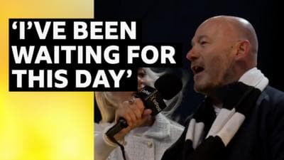 Newcastle United celebrate League Cup win: Alan Shearer joy