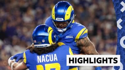 NFL play-offs highlights: Los Angeles Rams 27-9 Minnesota Vikings