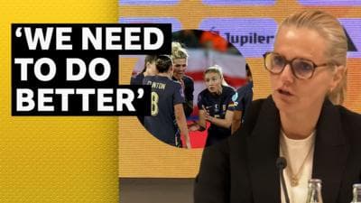 Lionesses: Sarina Wiegman wants England to be more aggressive after Belgium defeat