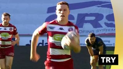 Super League: Wigan’s Jay Field runs length of field to score try