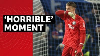 FA Cup highlights: Brighton’s Bart Verbruggen gifts Chelsea lead