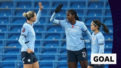 WSL: Khadija Shaw scores after 23 seconds for Man City v Spurs