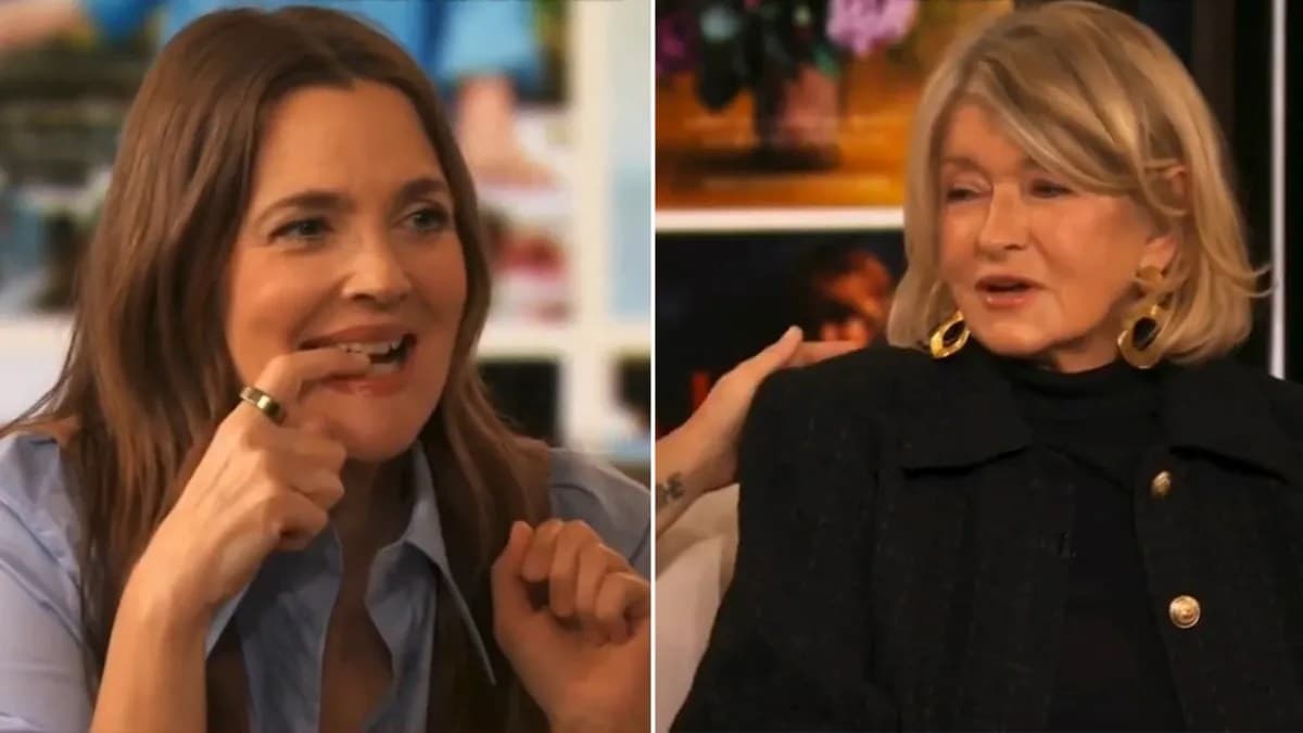 Martha Stewart appears annoyed by Drew Barrymore during touchy interview